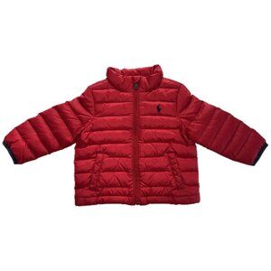 Polo Ralph Lauren 12 Months Red Down Jacket